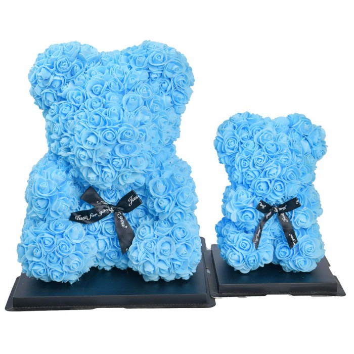 Rose Bear light blue